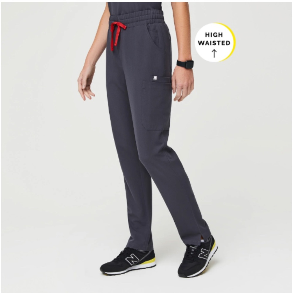 FIGS Charcoal Yola High Waisted - Scrub Pants